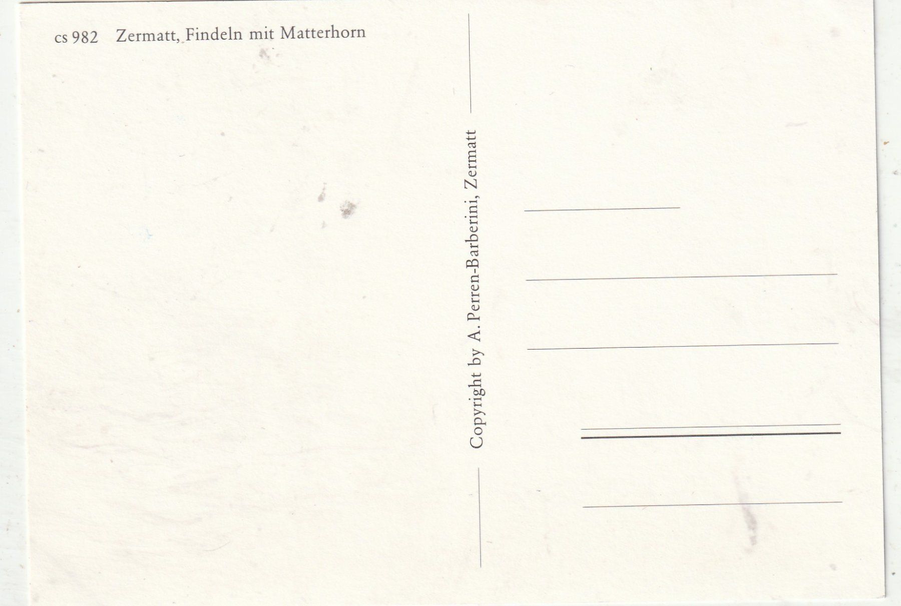 Cartoline postali: Wanderer Findelen-Matterhorn – Usato da Lumbrein venduto da made02 1