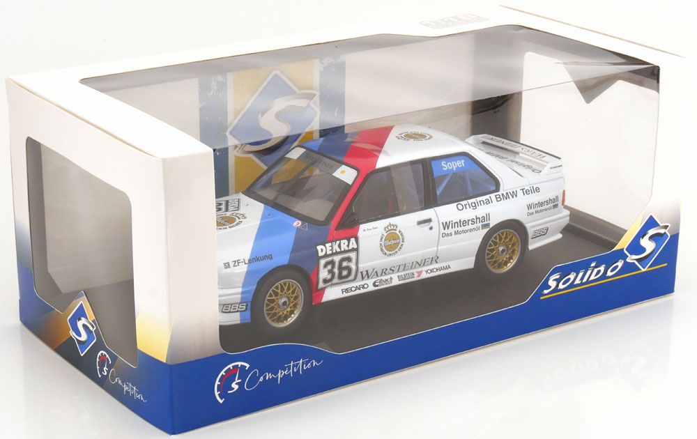 Solido Modellini d'auto: BMW M3 E30 #36 DTM SOPER 1989 1:18 SOLiDO – Nuovo e nell'imballaggio originale da Suhr venduto da Moebelsiralfred 3