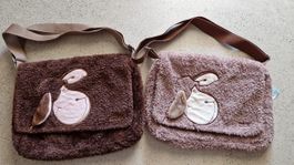Flauschige braune Nici Tasche