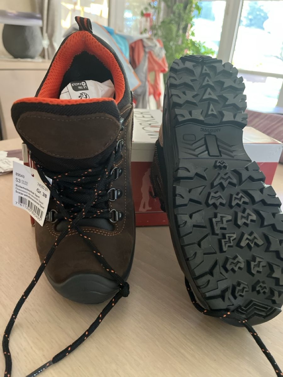 Scarpe da uomo: Chaussures de sécurité Worker S3 marron taille 38 – Nuovo e nell'imballaggio originale da Couvet venduto da MeNaAm 6