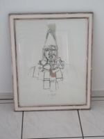 Rudolf Mirer Orig.-Lithographie HARLEKIN K.P. hs/hn