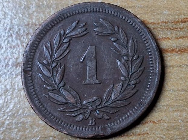 Tutti le monete: 1 Rappen 1899 - sehr schön! – Usato da Münchenstein venduto da purbach1 3