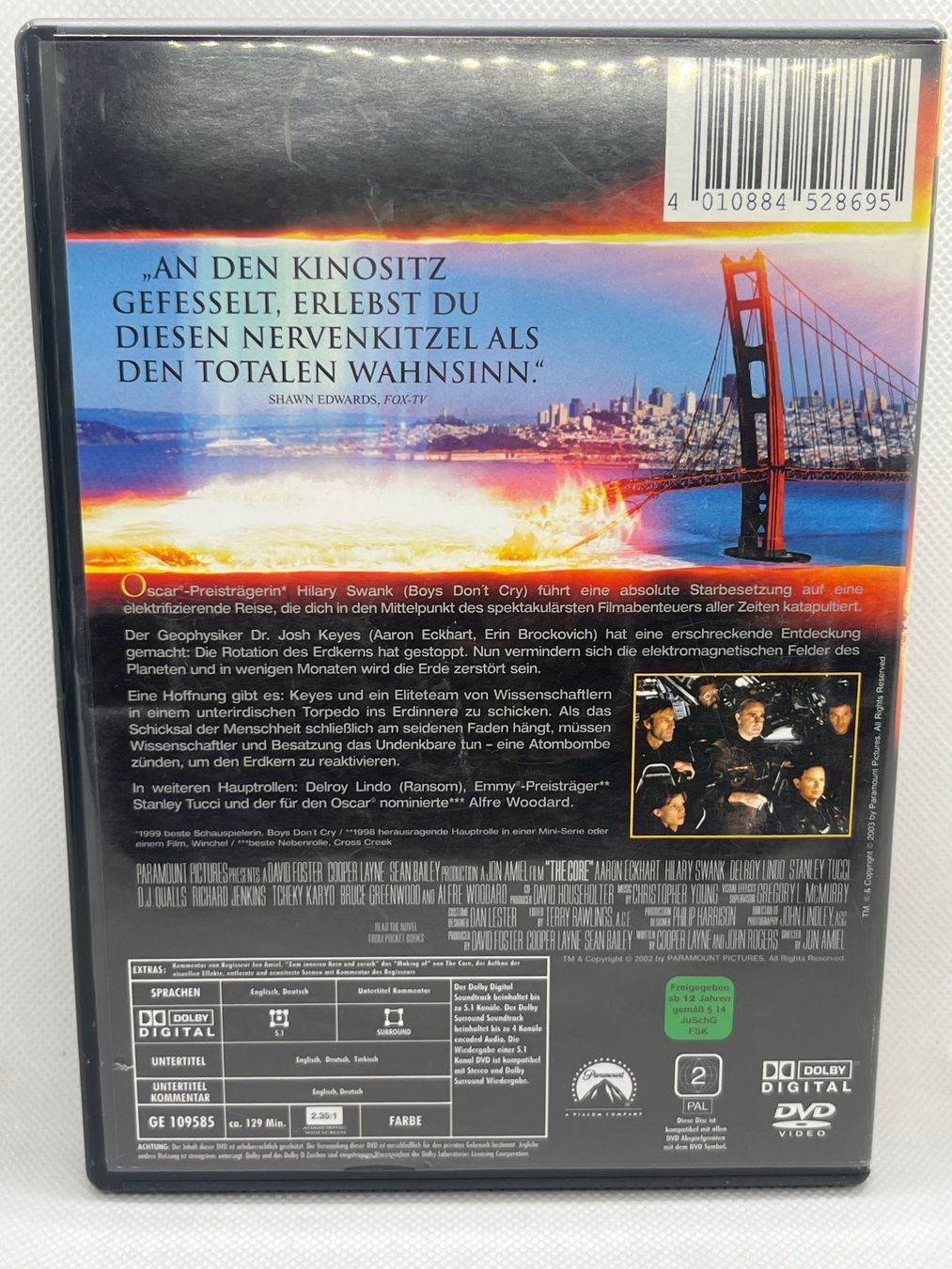 Tutti i DVDs: The Core - Der innere Kern DVD – Usato da Hinterkappelen venduto da Kim1992 1