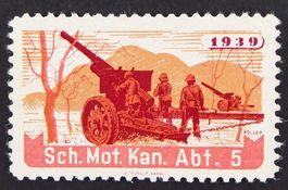 Soldatenmarken - Sch Mot Kan Abt 5 - Wi Art 52 - o.G.  *
