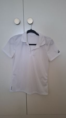 Polo Shirt White, Size S, Kuikma, good condition