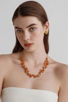 Schöne Karneol Kette NEU