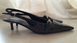 Schuhe, Absatz 3 cm, Marke Zara, Gr: 37, schwarz