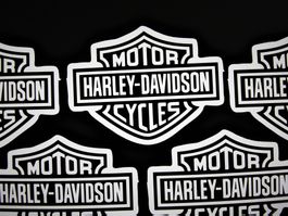 HARLEY DAVIDSON AUFKLEBER 5 STÜCK