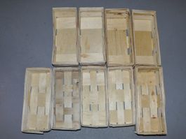 Holzkörbchen geflochten ungefärbt neuwertig