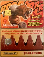 Carte téléphonique française TOBLERONE   /   LION