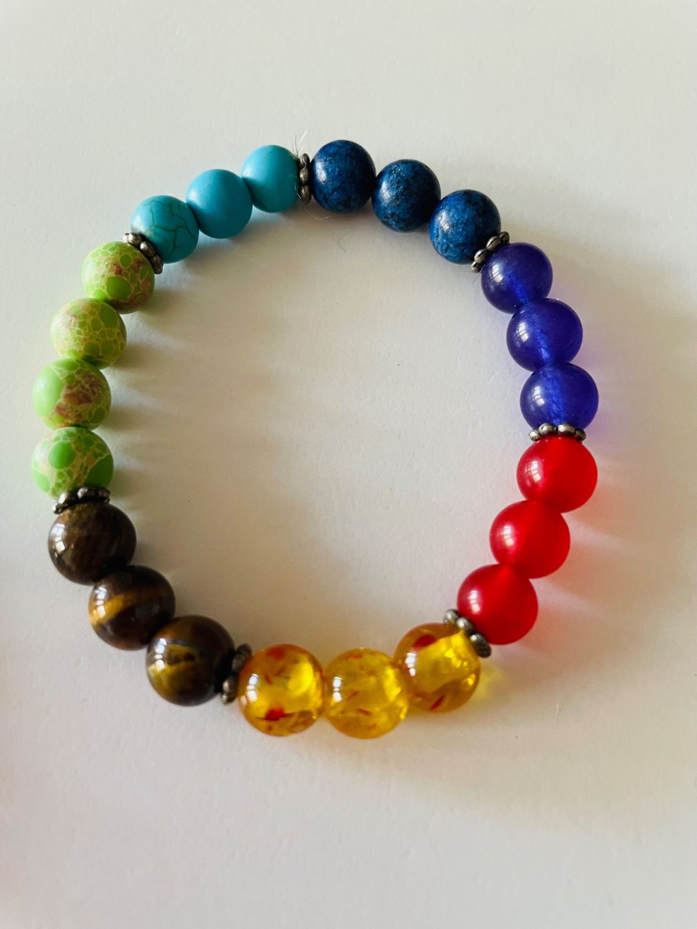Altri gioielli: Sommer-Set: 3 Edelstein Armbänder, elastisch, neuwertig – Usato da Sursee venduto da Slnko1975 5