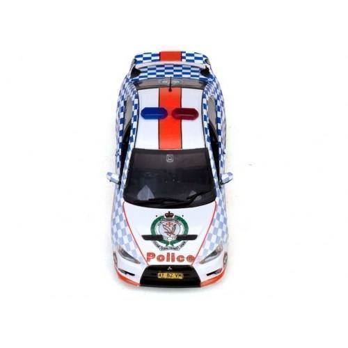 Mitsubishi Modellini d'auto: Mitsubishi Lancer Evolution X 2009-2016 "Police Australien – Nuovo e nell'imballaggio originale da Gerlafingen venduto da espero88 5