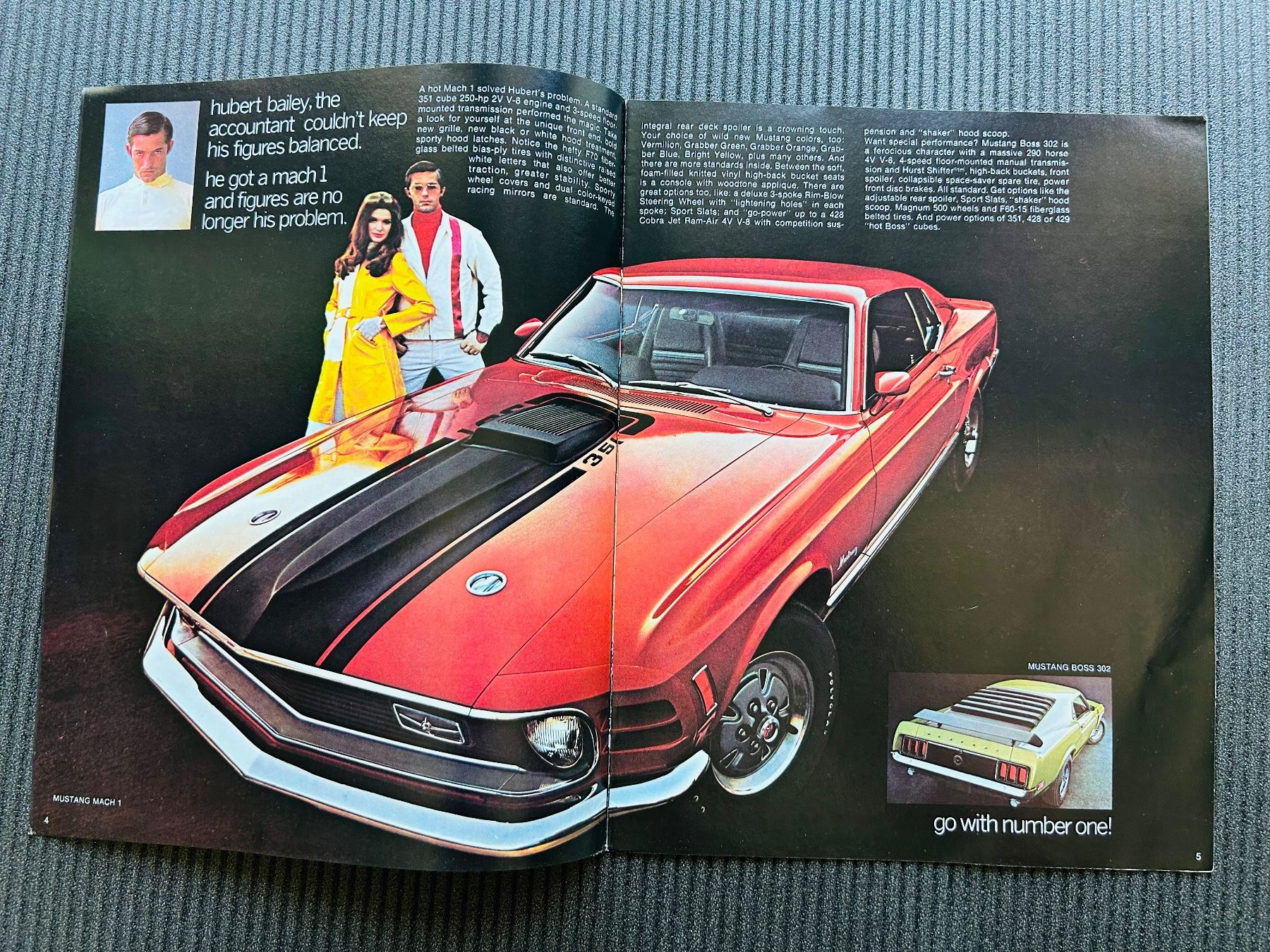 Ford Dokumente: Ford Mustang Original Brochure 1970 – Gebraucht aus Herrliberg von Nomad504