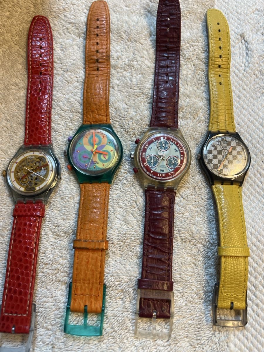Swatch Uhren: 4 Sammler Swatch Uhren  – Gebraucht aus Rorschach von TimelessTrading