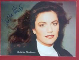 Christine Neubauer Autogramm signiert Fotopostkarte 10x15cm