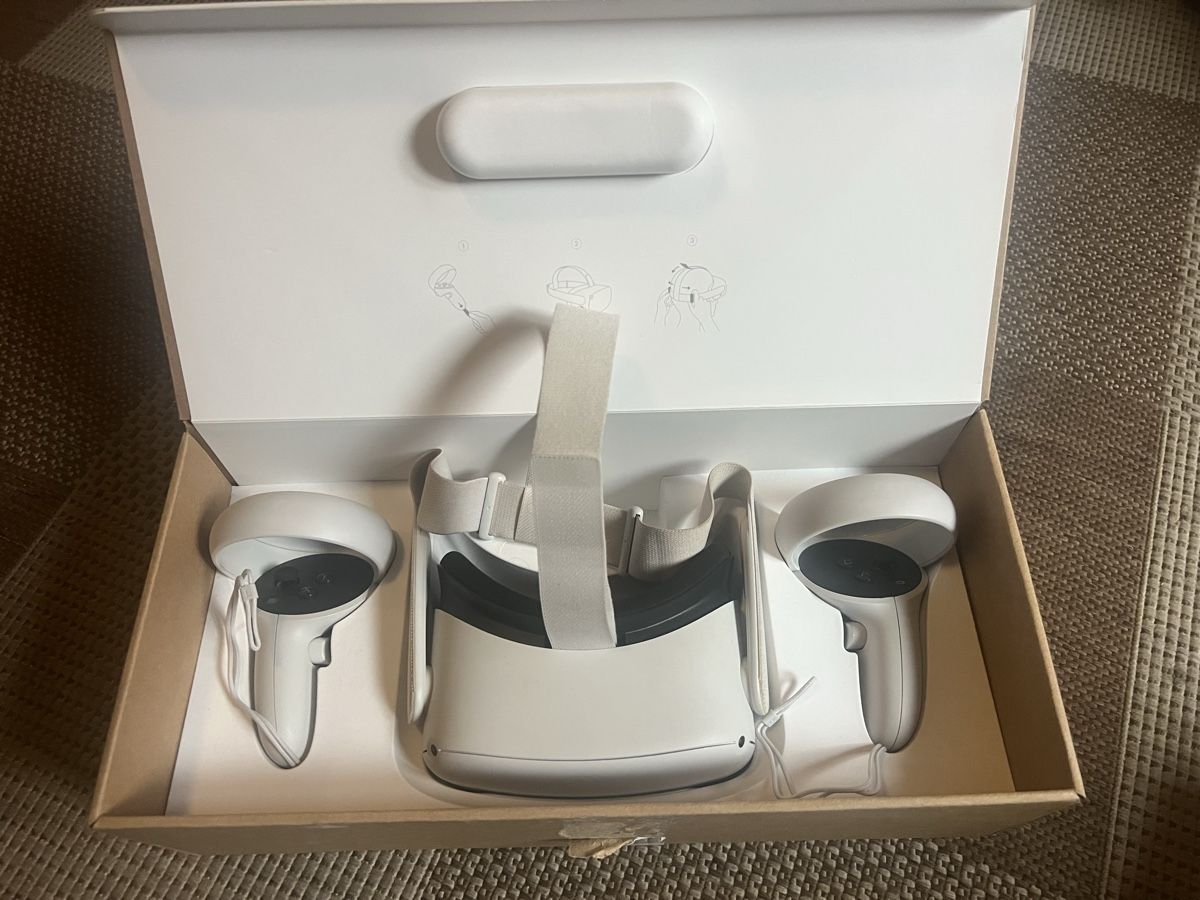 Meta Casco VR: Meta Quest 2 VR Headset (128G) - Immersive Gaming Experience – Usato da Genève venduto da Kkk137