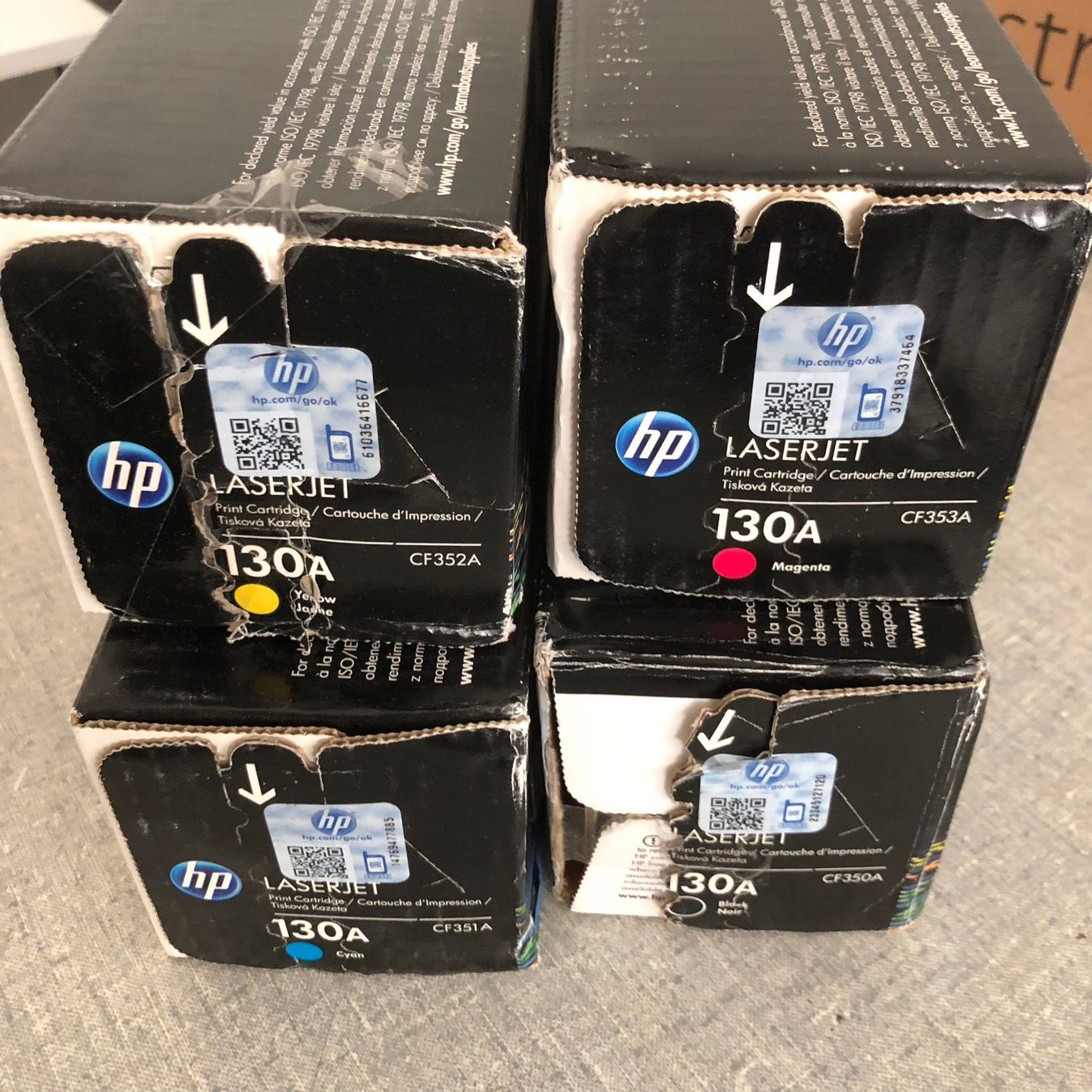 Hewlett Packard Cartouches & Toner: Toner HP CF350A CF351A CF352A CF353A – Neuf (Voir description) à Hinterkappelen par atomschnee 1