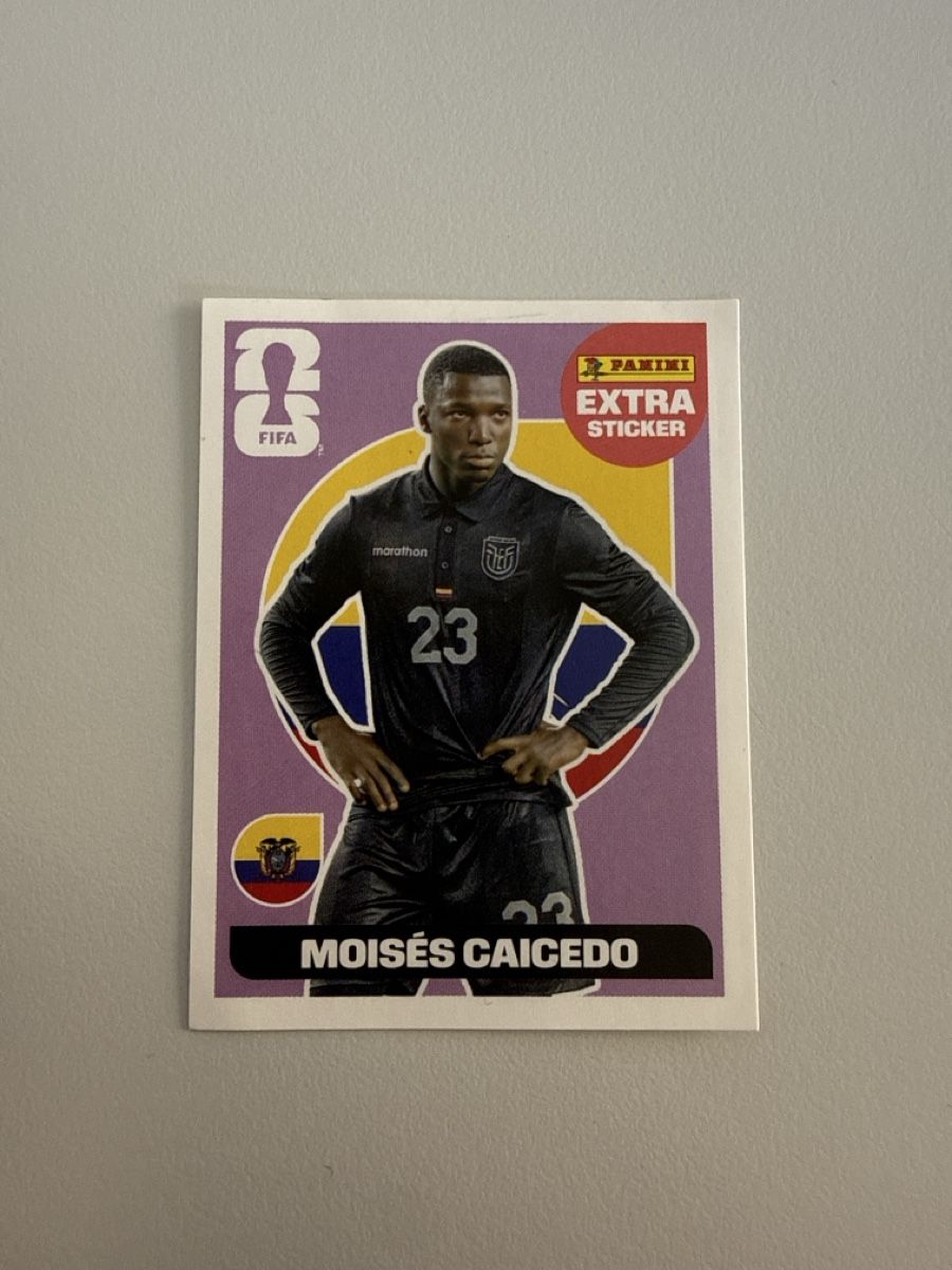 Panini Carte collezionabili: Extra stickers - panini - Moisés Caicedo - Purple – Nuovo (secondo la descrizione) da La Neuveville venduto da Ibo2300