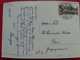 1943: B20 mit Kurort-Stempel von RHEINFELDEN (SOLBAD)