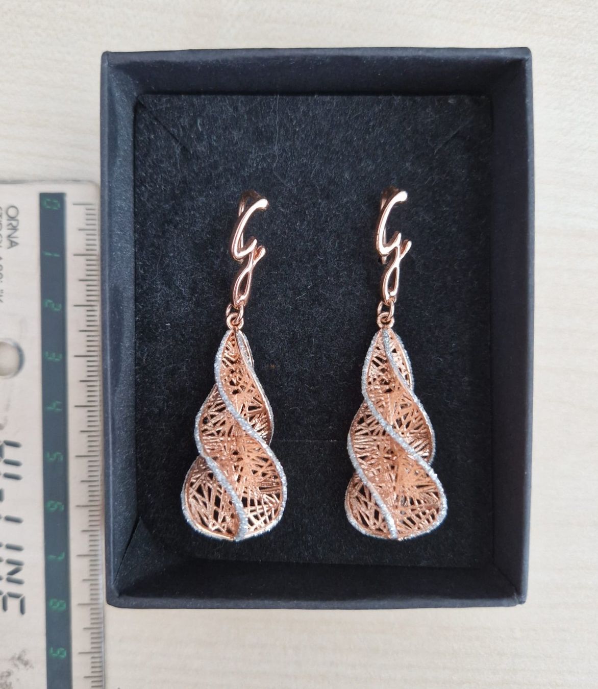 Orecchini pendenti & Orecchini a lobo: Wunderschöne, neue Ohrringe, roségold mit silber – Nuovo (secondo la descrizione) da Wettingen venduto da Lady_glam