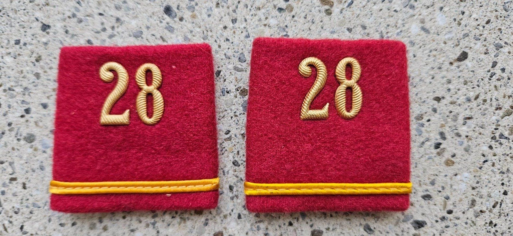 Schweizer Armee Placchette & Badge: *** Patten /Schulterschlaufen mit Nummer *** – Usato da Riedholz venduto da fr_sIruP