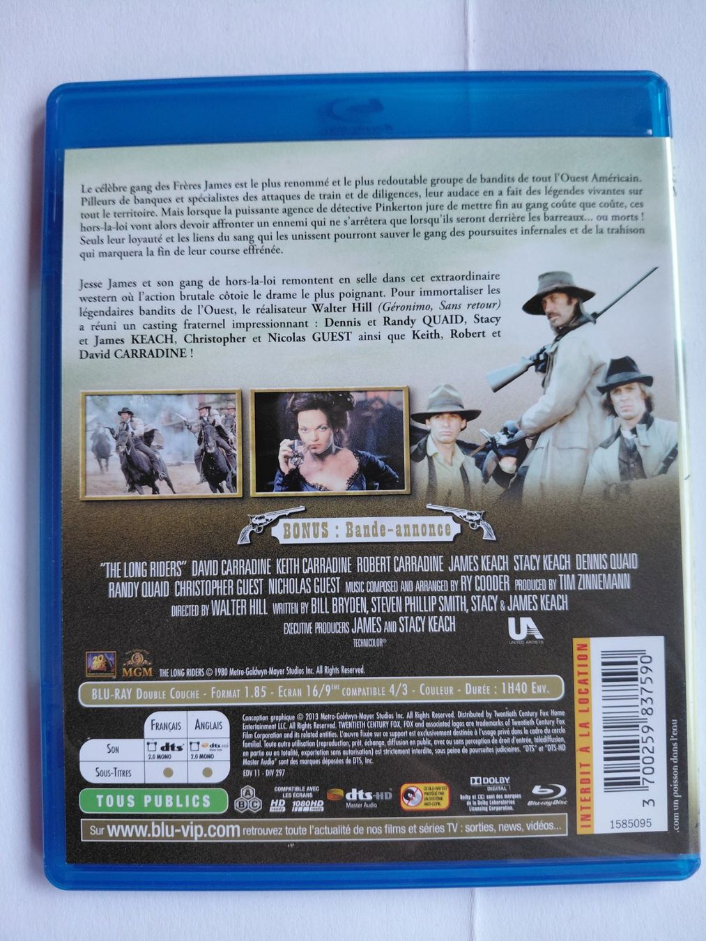Tutti i DVDs: LE GANG DES FRERES JAMES – Usato da Denges venduto da Hellboy10 1