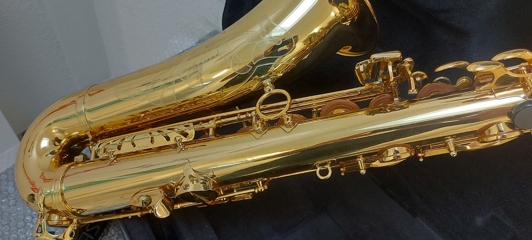 Selmer Strumenti musicali: Selmer Reference 54 Tenor Saxophone gold lacquer engraved – Usato da Glattbrugg venduto da Swissmusik 7