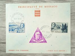 TR97 Enveloppe + Timbre Monaco 1946