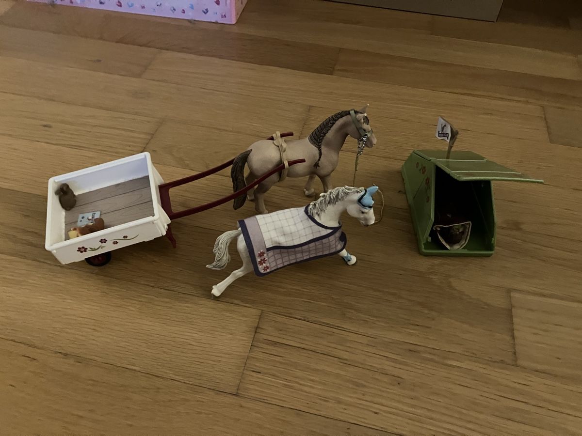 Schleich Giocattoli: Schleich Pferde und Zelt – Usato da Liebefeld venduto da saladin77