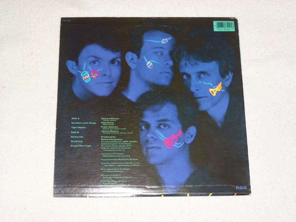 Mini LP THE BONGOS NUMBERS WITH WINGS / made in US,(vg+) Kaufen auf