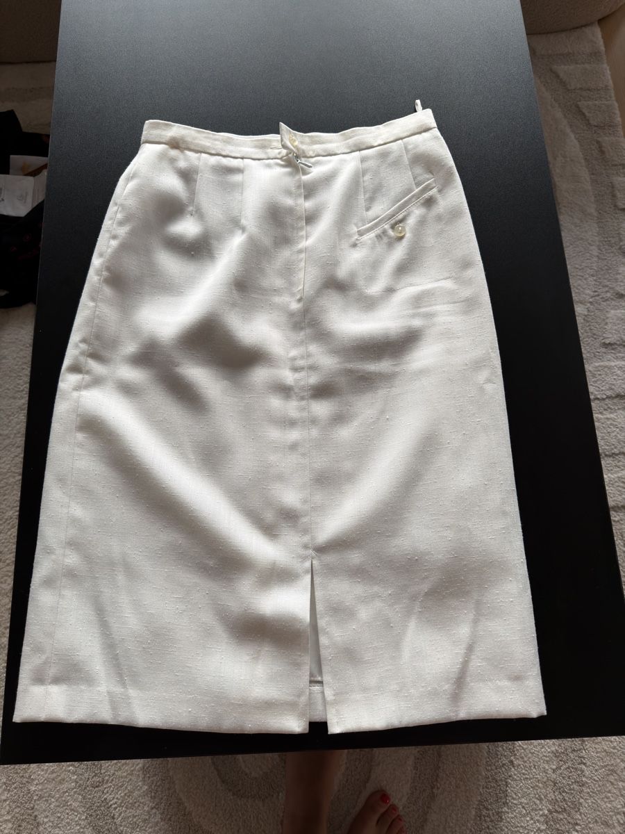 Röcke: Jupe vintage blanche élégante S – Gebraucht aus Bern von sar_r5dp 3