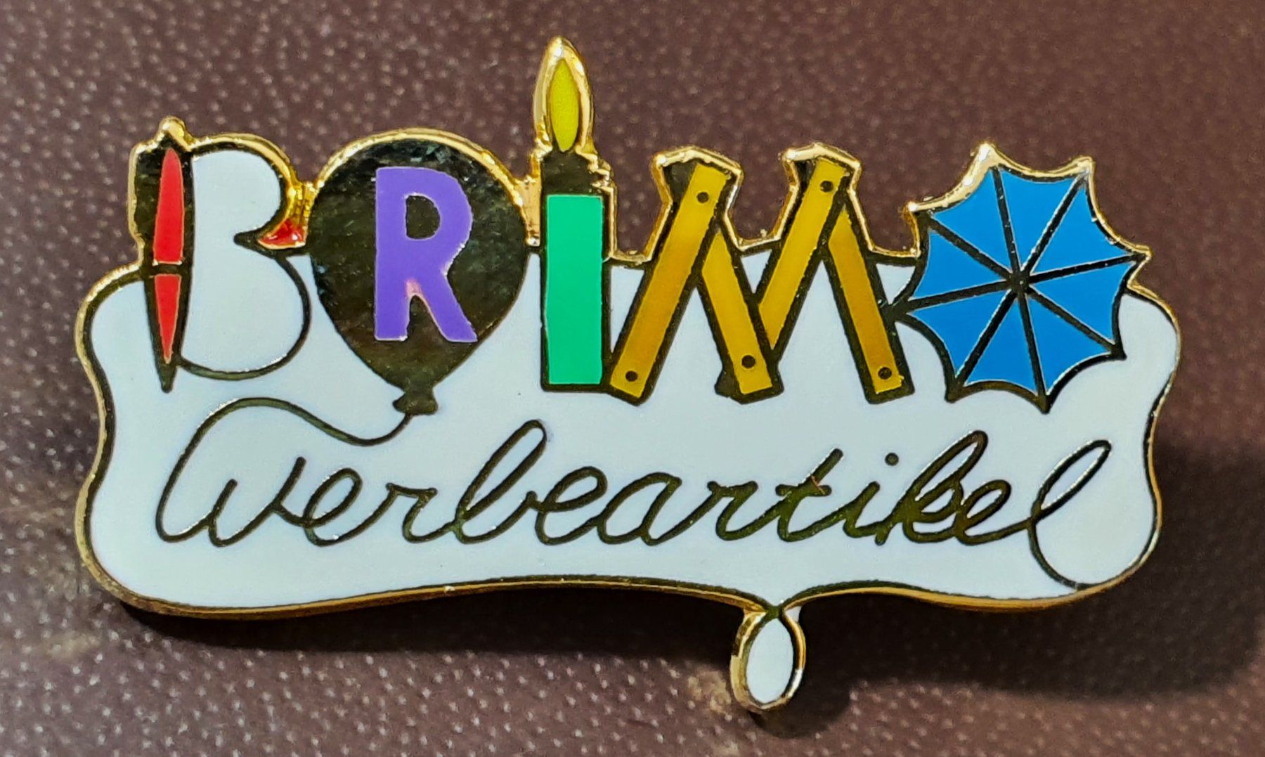 Placchette & Badge: S238 - Pin BRIMO Werbeartikel – Usato da Reinach BL venduto da Boston-Verkauf