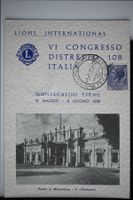 Lions International - Congresso Italia 1958 - 7 CPA
