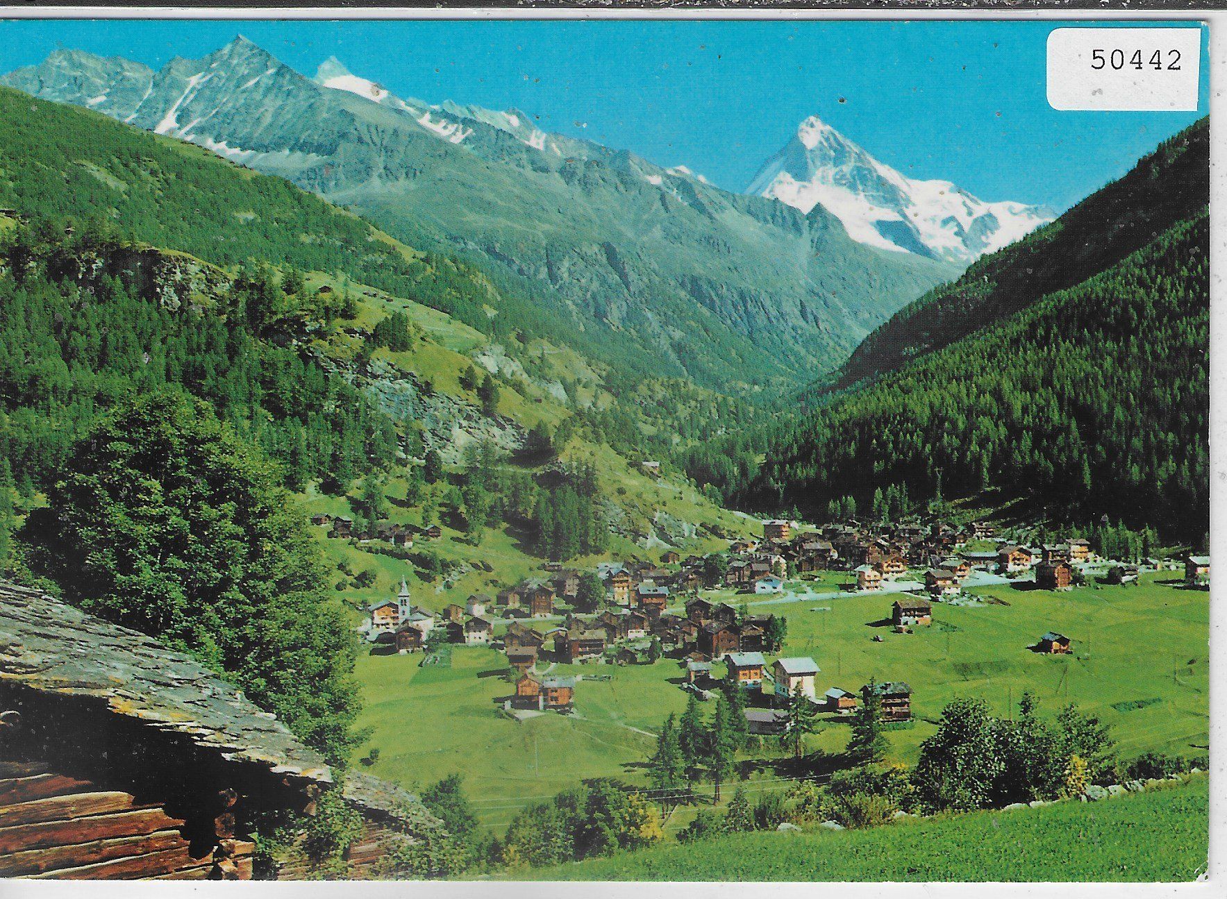 Cartoline postali: Les Hauderes VS et la Dent Blanche – Usato da Ettingen venduto da Kartenplanet