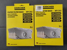 Kärcher Papierfilterbeutel KFI 252 9 Stück (5 & 4)