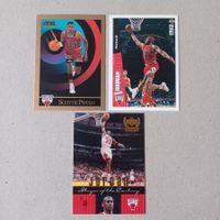 NBA Jordan Rodman Pippen Chicago Bulls 1990s 3x Card Lot