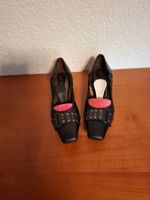 Schwarze Leder Pumps Gr. 35.5 Peter Kaiser-Nieten - neu