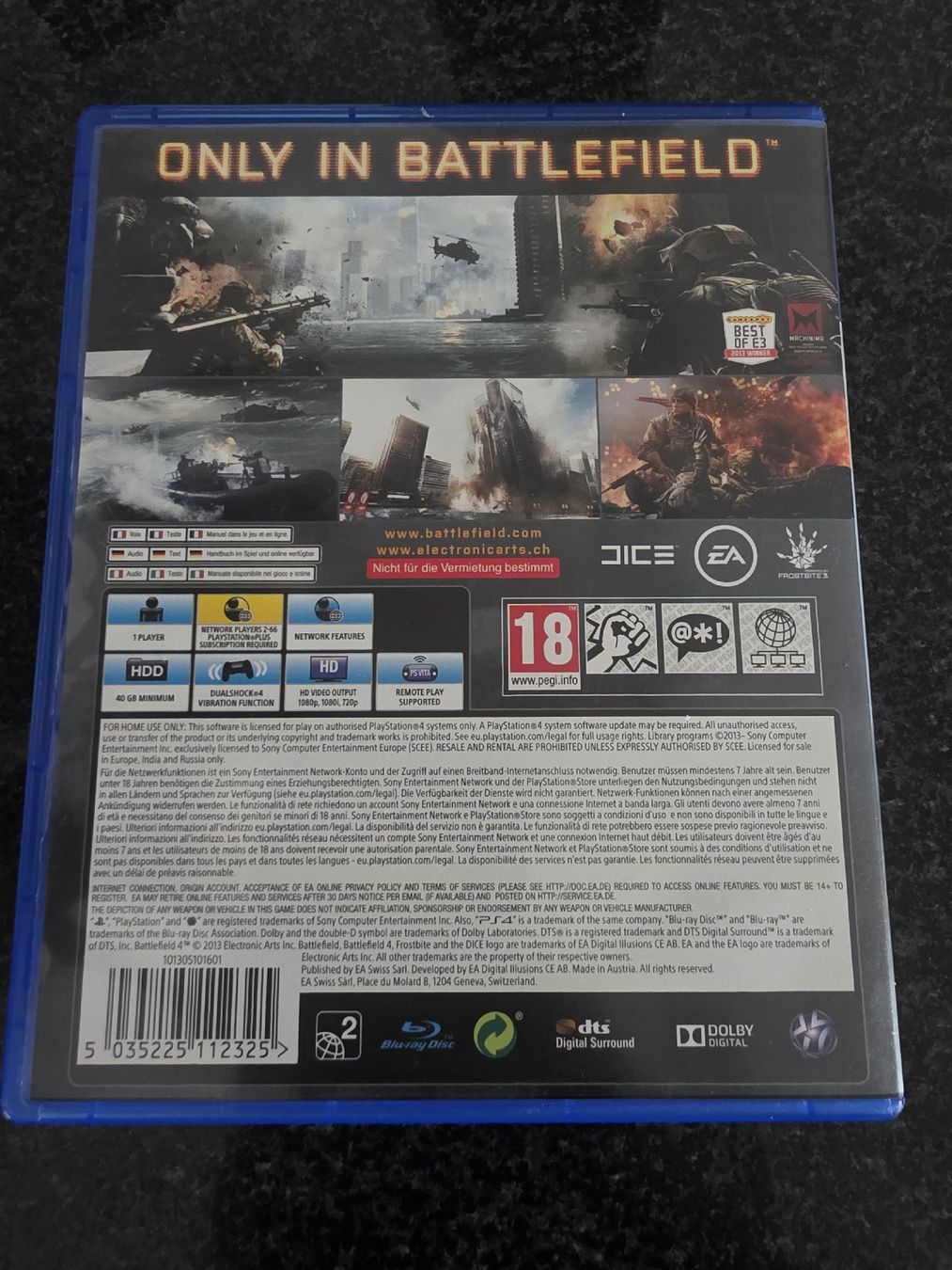 Jeux: Battlefield 4 PS4 – D'occasion à Chavornay par Crash37 1