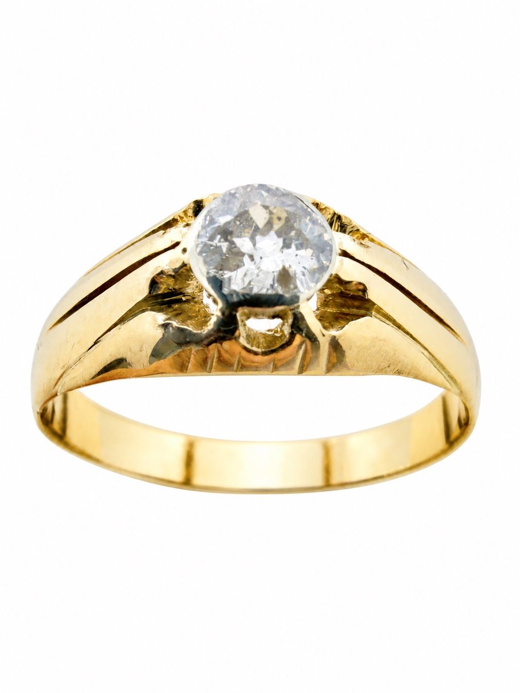 Anelli: 585 Gold Ring 050 Ct Brillant – Usato da Murg venduto da MTGold 1