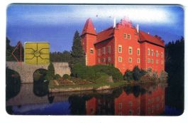 Telefonkarte "Schloss Červená Lhota". Tschechien