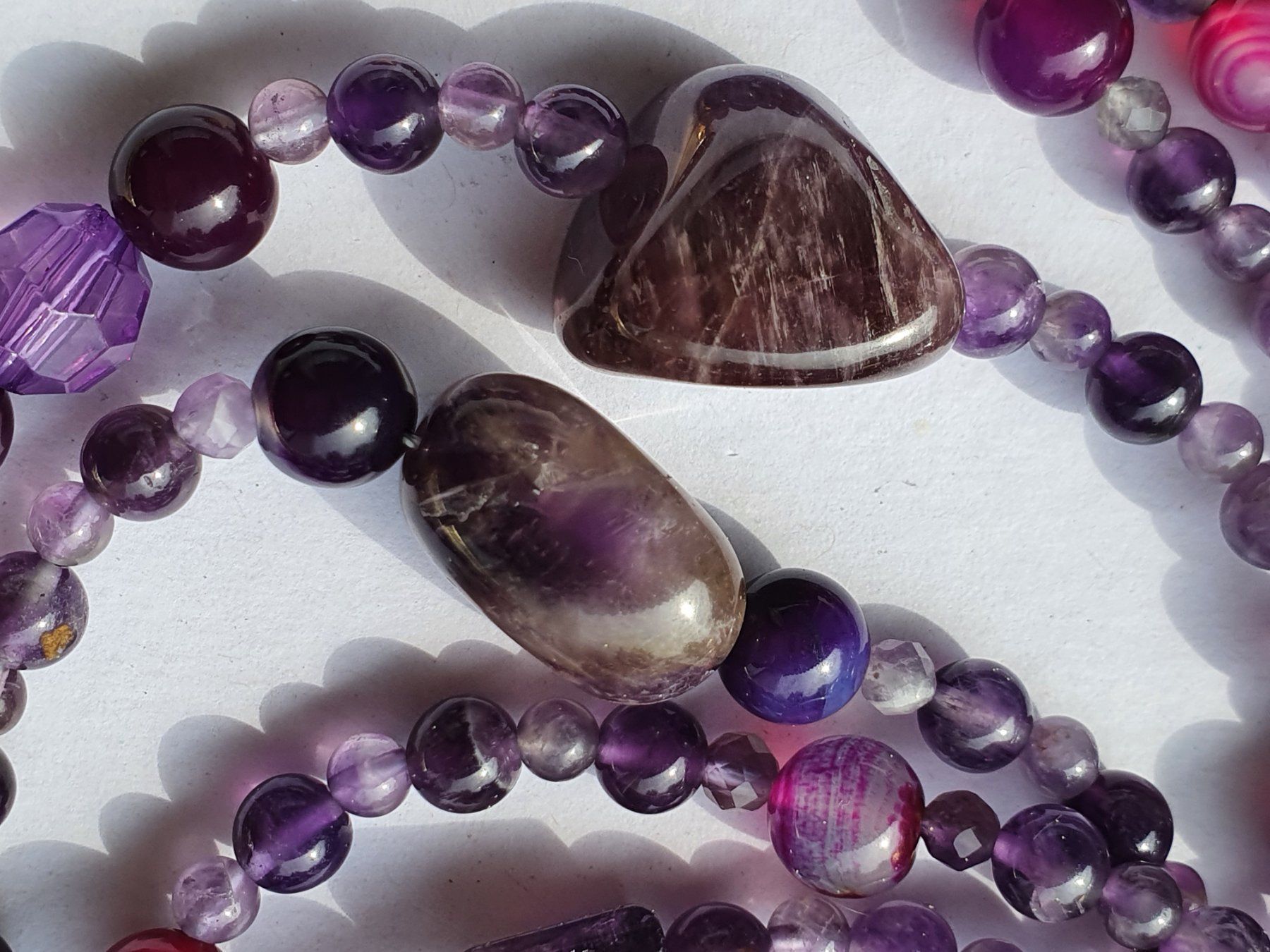 Catenine: Einzigartig Kette. Amethyst mit Agate – Nuovo (secondo la descrizione) da Benglen venduto da Meercat3 5