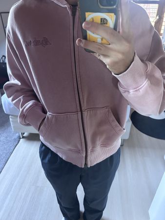 Bershka Zipper Washed Pink M