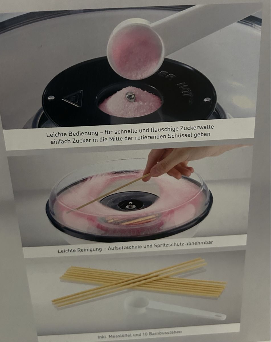 Küchengeräte: Zuckerwatten-Maschiene NEU – Neu und originalverpackt aus Winterthur von stella67 2