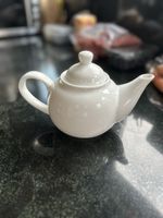 Kaffeekanne Le Coq Porzellan weiss guter Zustand 0,7