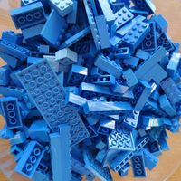 Lego Kiloware blau und grün, insgesamt 1,5 kg
