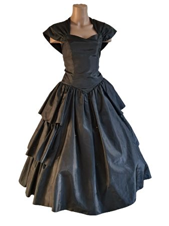 Unikat Tanzkleid für Petticoat, Cocktailkleid Rockabilly S