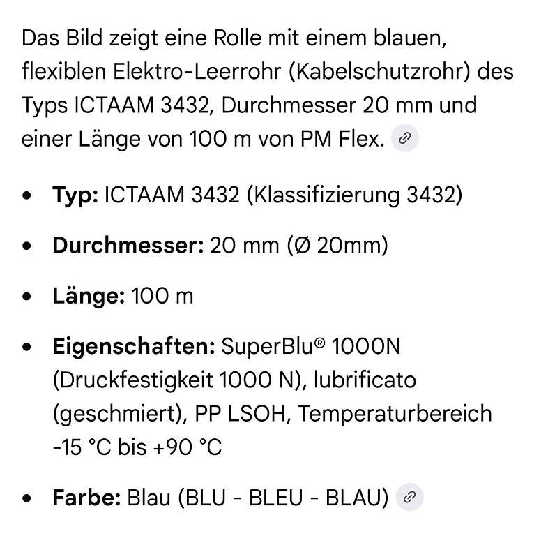 Tuyaux & tubes: Elektro Installationsrohr – Neuf avec emballage d'origine à Tegerfelden par bae_fhy9 1