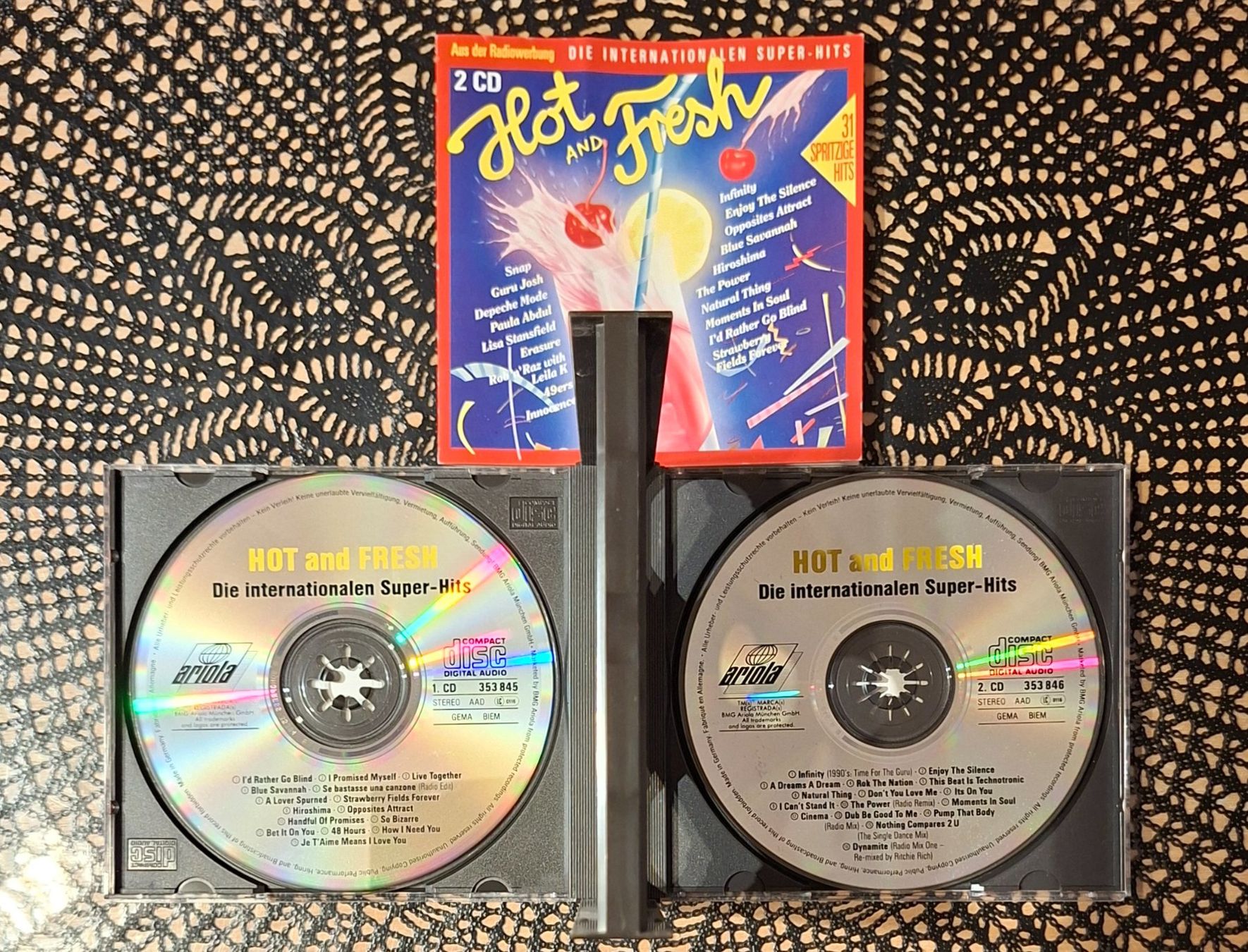 CD: Hot And Fresh Vol.3, DE 2CD Hit Compilation Sampler 1990 – Usato da Schönenberg TG venduto da Gregolino76 2