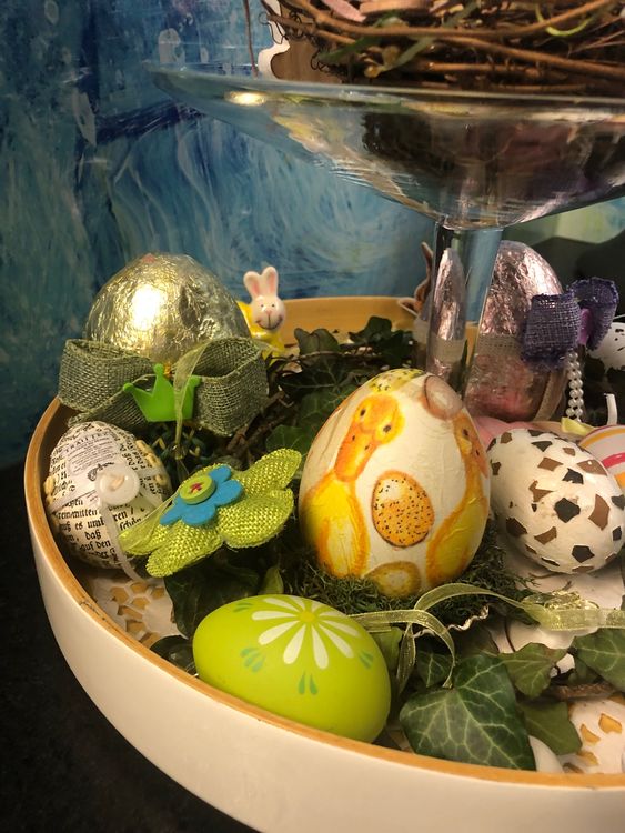 Villeroy Boch Osterdeko Osterhase Etagere Ostereier Kerzen (Gebraucht) in Frauenfeld für CHF 56 – nur Abholung auf Ricardo kaufen