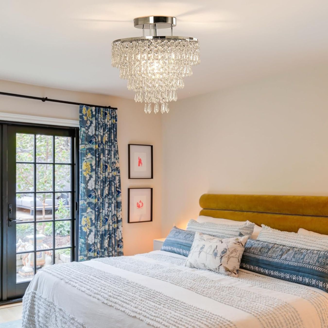 Lampadari & plafoniere: Kristall Deckenlampe Silber Deckenleuchte Kronleuchter NEU – Nuovo e nell'imballaggio originale da Wittenbach venduto da VELARO 2